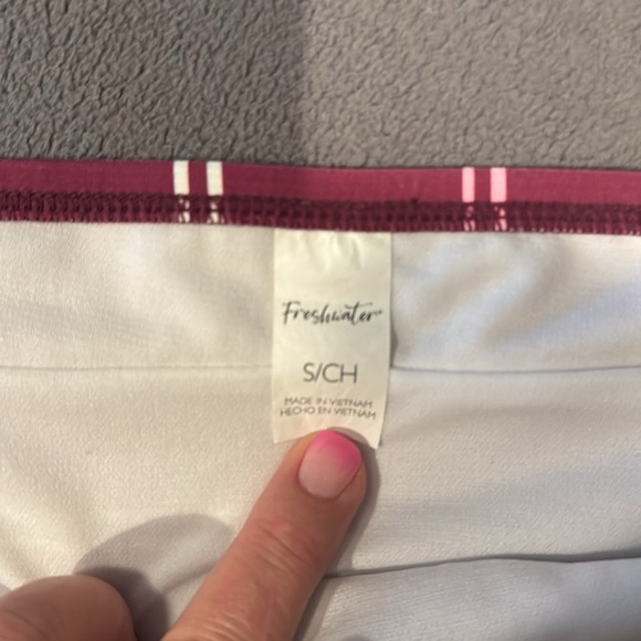 Woman's Freshwater Striped Burgundy Bikini Set. Size S/M - Picture 7 of 8